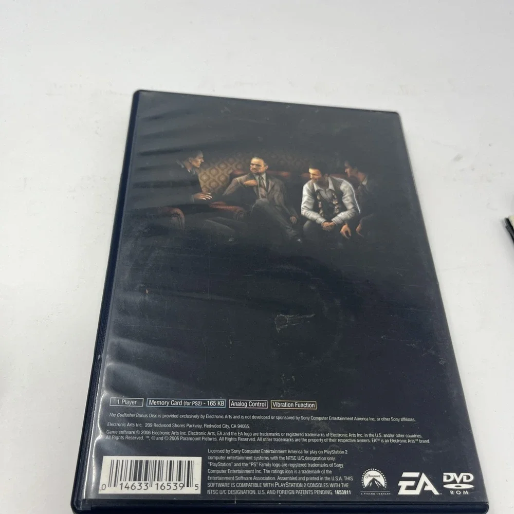 PS2 The Godfather Limited Edition - Case Map Manual Only (NO GAME DISC)